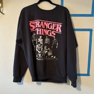 stranger things oversized sweatshirt
